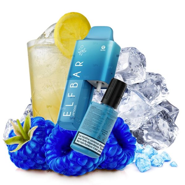 Elfbar Af5000 Limonade Frame Bleue